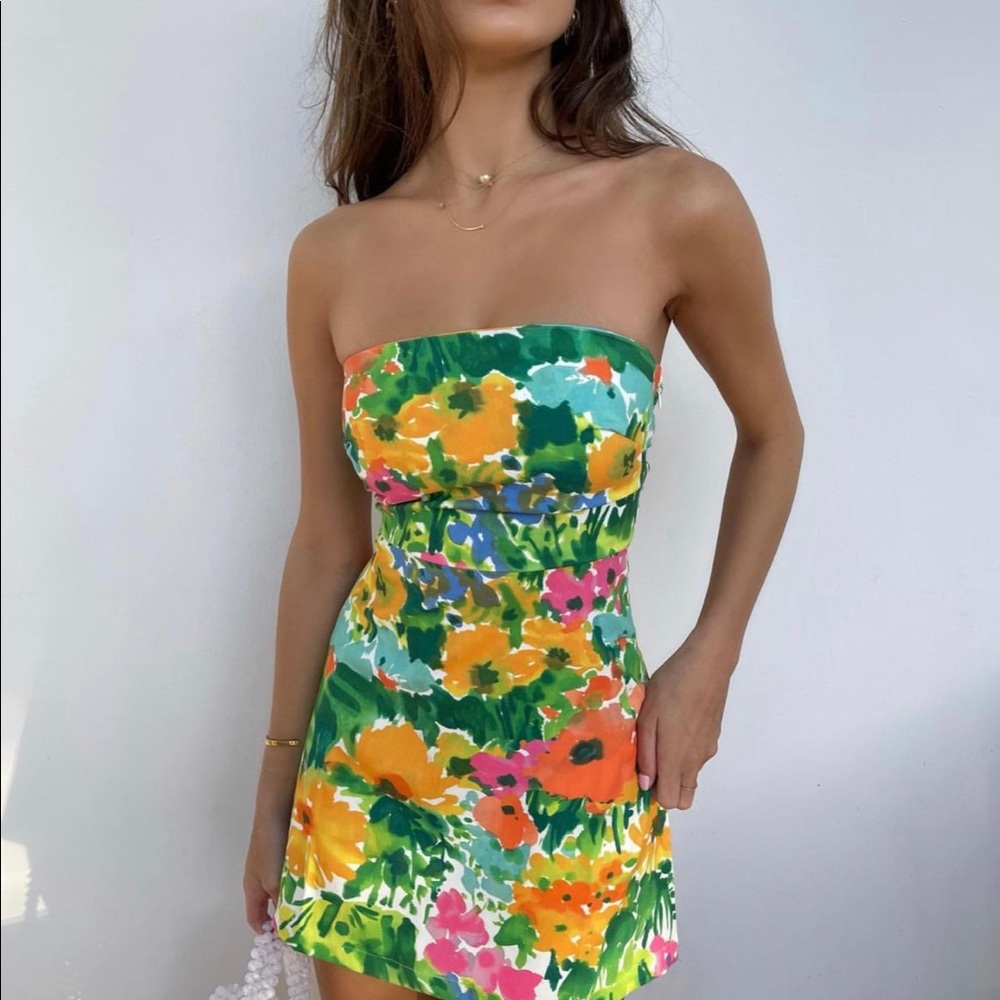 With Jean Lala dress